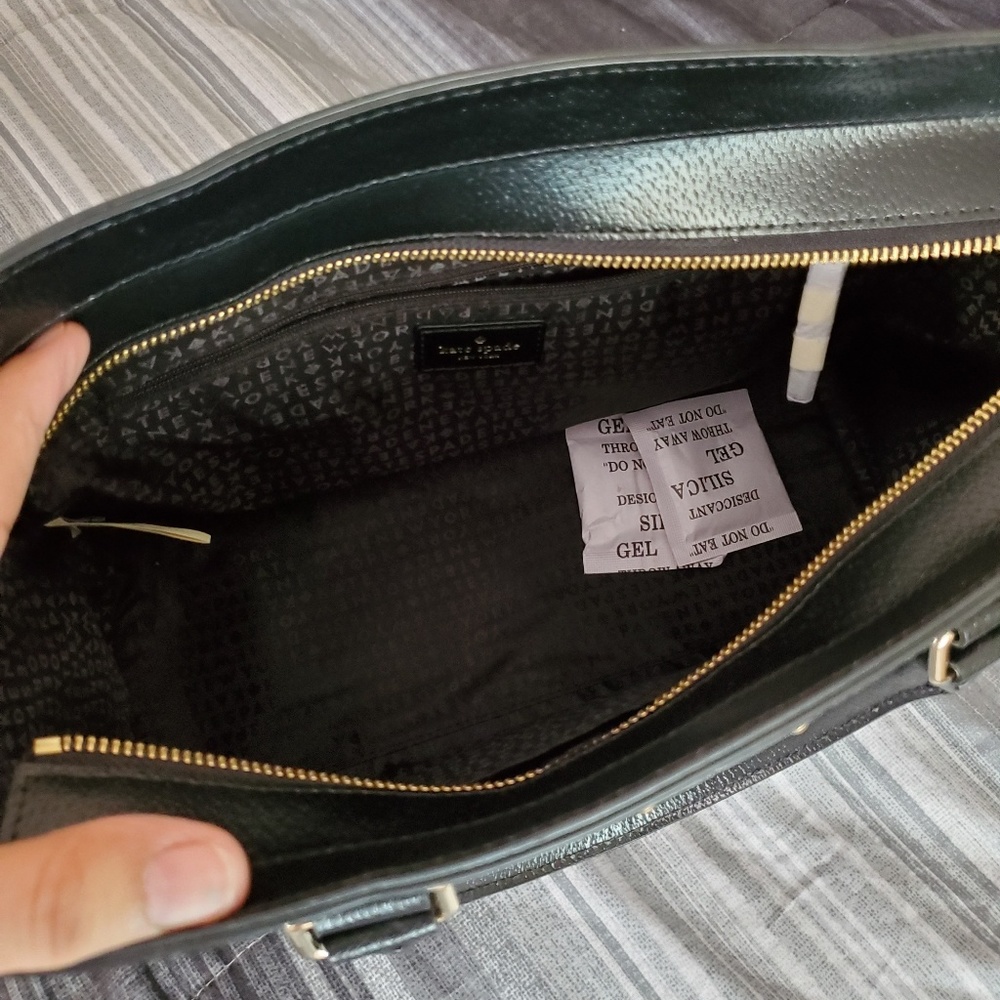 Kate Spade ♠️ Black Satchel Womens Handbag - Picture 7 of 8